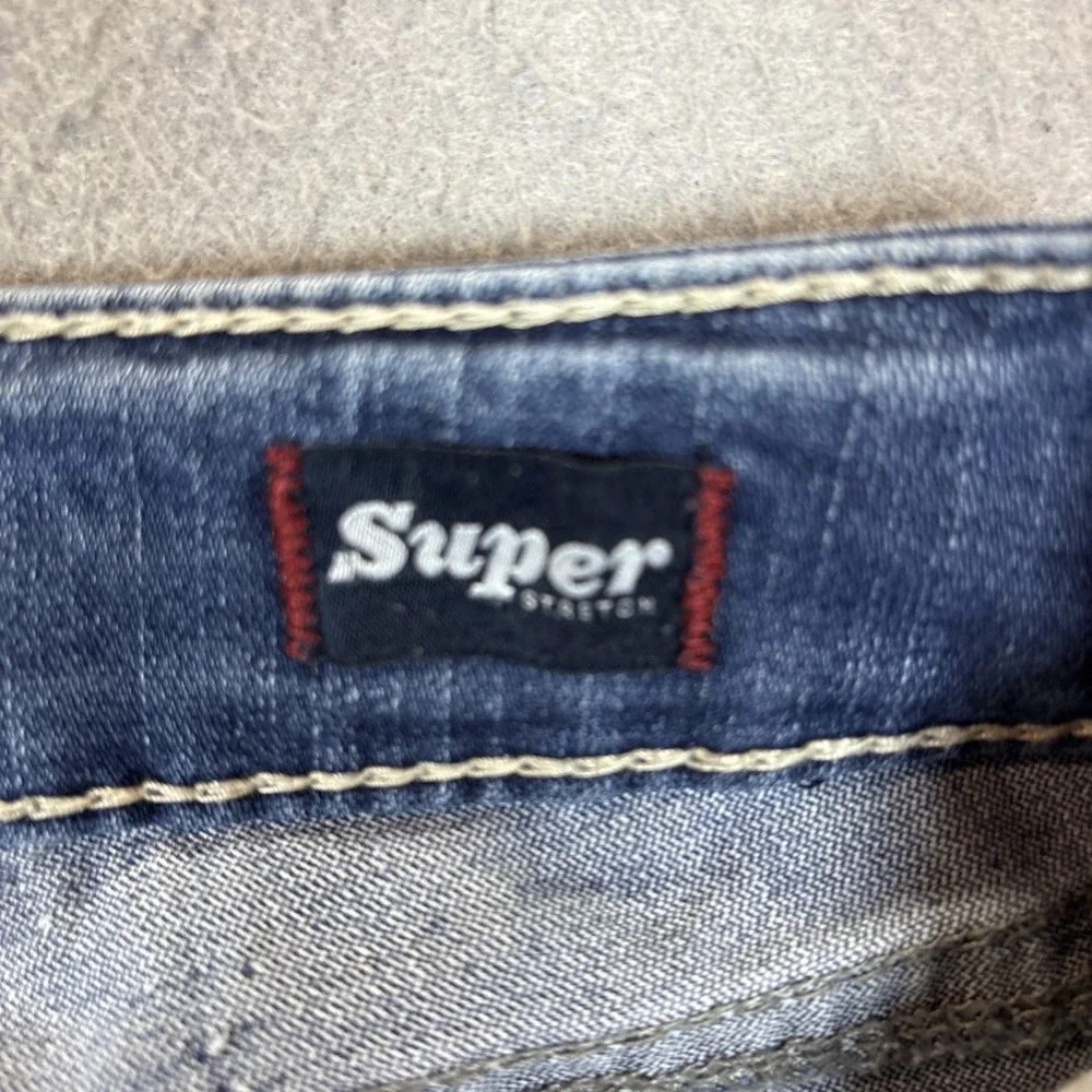 Silver Jeans Co Suki Slim Boot Jeans Women Sz 28 Med Wash Mid Rise Stretch Denim